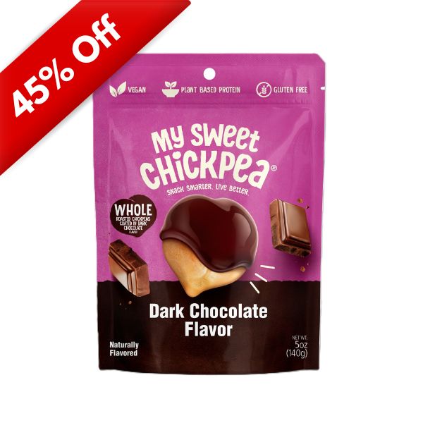 My Sweet Chickpea Dark Chocolate 5oz, 6ct BBD 4/22/27