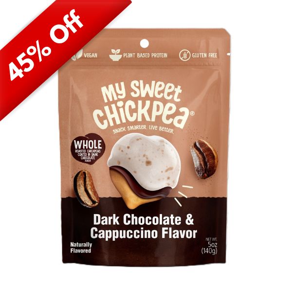 My Sweet Chickpea Dark Chocolate & Cappuccino 5oz, 6ct BBD 4/22/27
