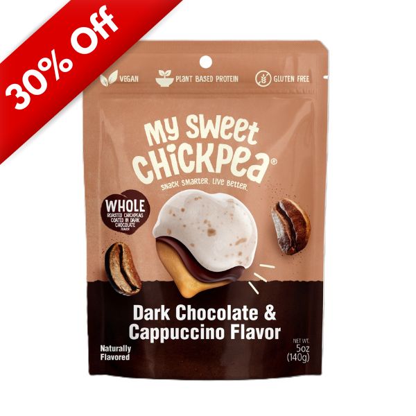 My Sweet Chickpea Dark Chocolate & Cappuccino 5oz, 6ct