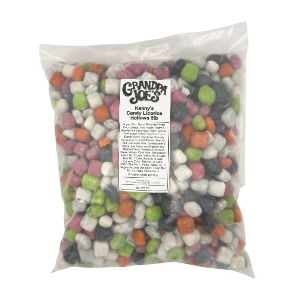 Licorice Hollows, Bulk Candy, 5lb Bag