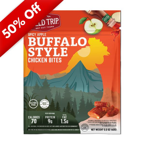 Field Trip Spicy Apple BuffChick Bites 2.2oz Bag 9ct - BB 1/25/27