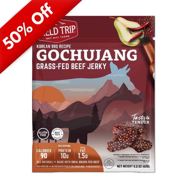Field Trip Korean BBQ Gochujang Jerky, 2.2oz 9ct BB 4/22/27