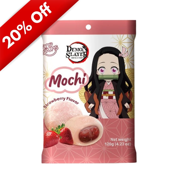 Demon Slayer Strawberry Mochi, 120g bag, 12ct BBD 11/20/26