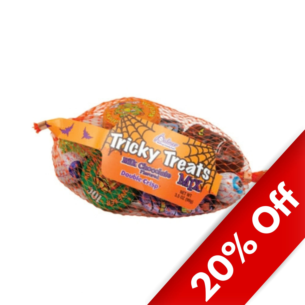Tricky Treats Mesh Bag, 3.5oz, 18ct