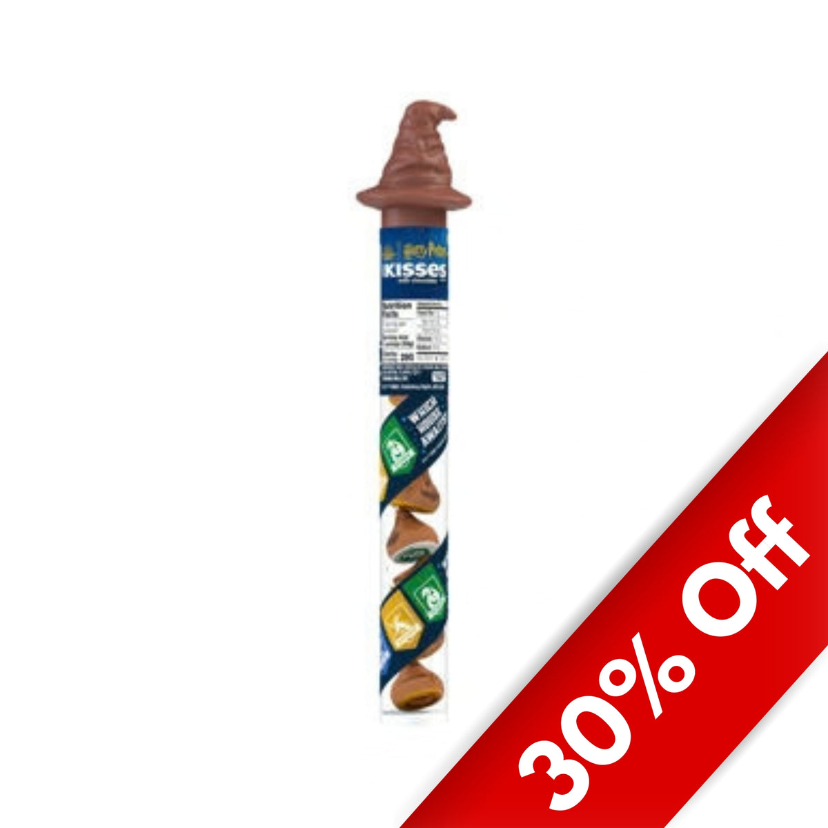 Hershey Kisses w/ Harry Potter Foil & Sorting Hat Topper, 12ct
