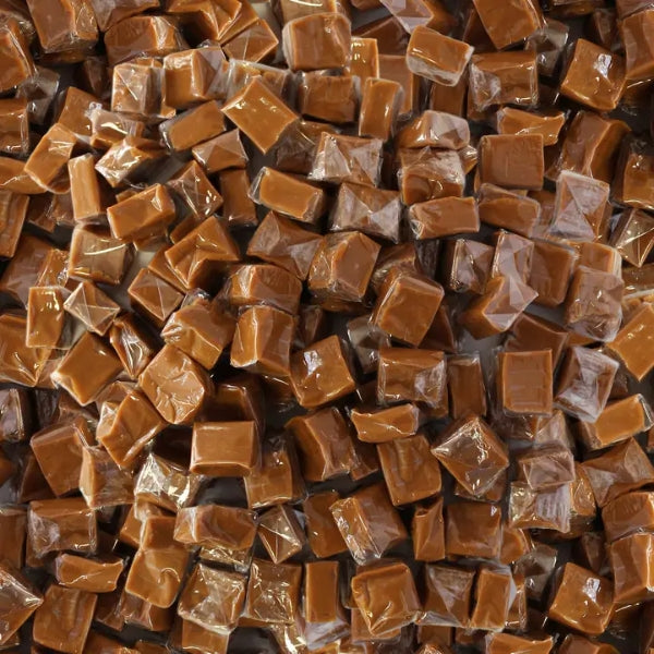 Vanilla Caramel Squares Wrapped, 5lb Bulk Bag