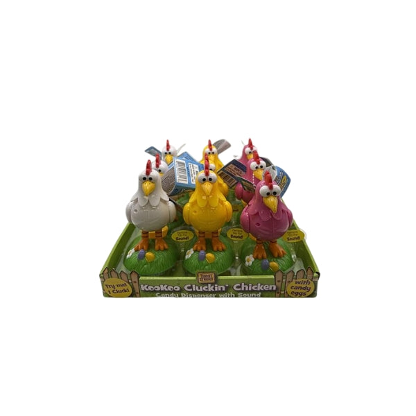 Koo Koo Cluckin' Chicken Candy Dispenser, 9ct