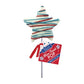 USA 250 - Patriotic Rice Treat Drizzle Star Pops, 18ct Display
