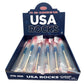 America 250 - Giant Rock Candy Stick Red/White/Blue, 12ct Disp Box