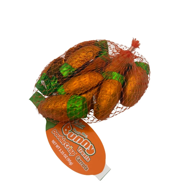 Foil Wrapped DC Bunny Treats, 3.35oz Mesh Bag, 18ct