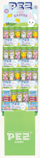 Pez Poly Easter Shipper 108ct