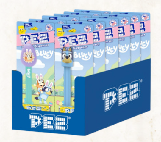 PEZ Easter Bluey Assortment Blister, 12ct