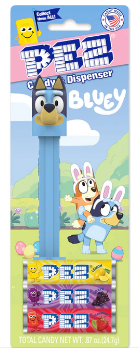PEZ Easter Bluey Assortment Blister, 12ct