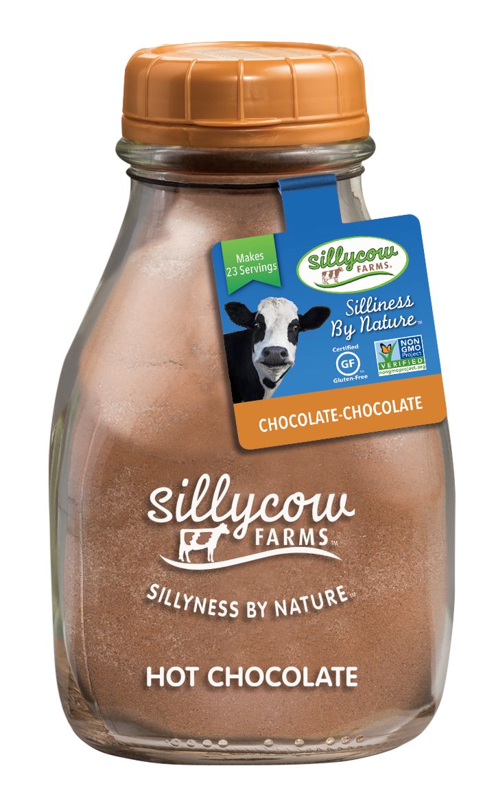 Silly Cow Hot Chocolate, Chocolate, 6ct Glass