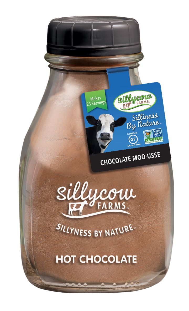 Silly Cow Hot Chocolate, Moo-Usse, 6ct Glass