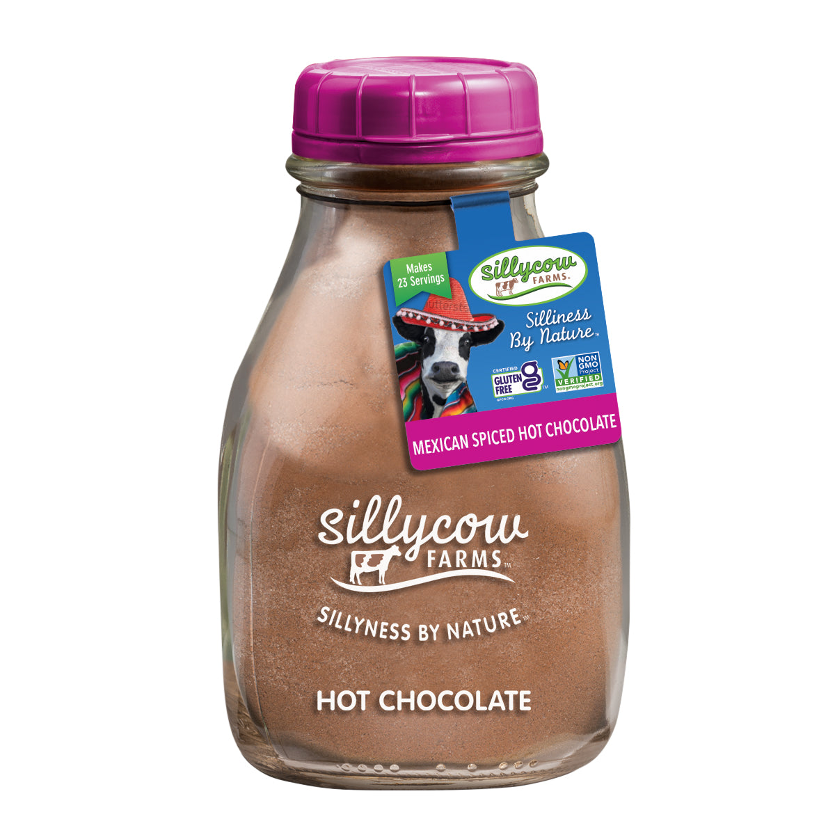 Silly Cow Hot Chocolate, Mexican Spice, 6ct Glass