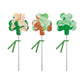 Mini Shamrock Glitter Color Swirl Lollipop, 24ct