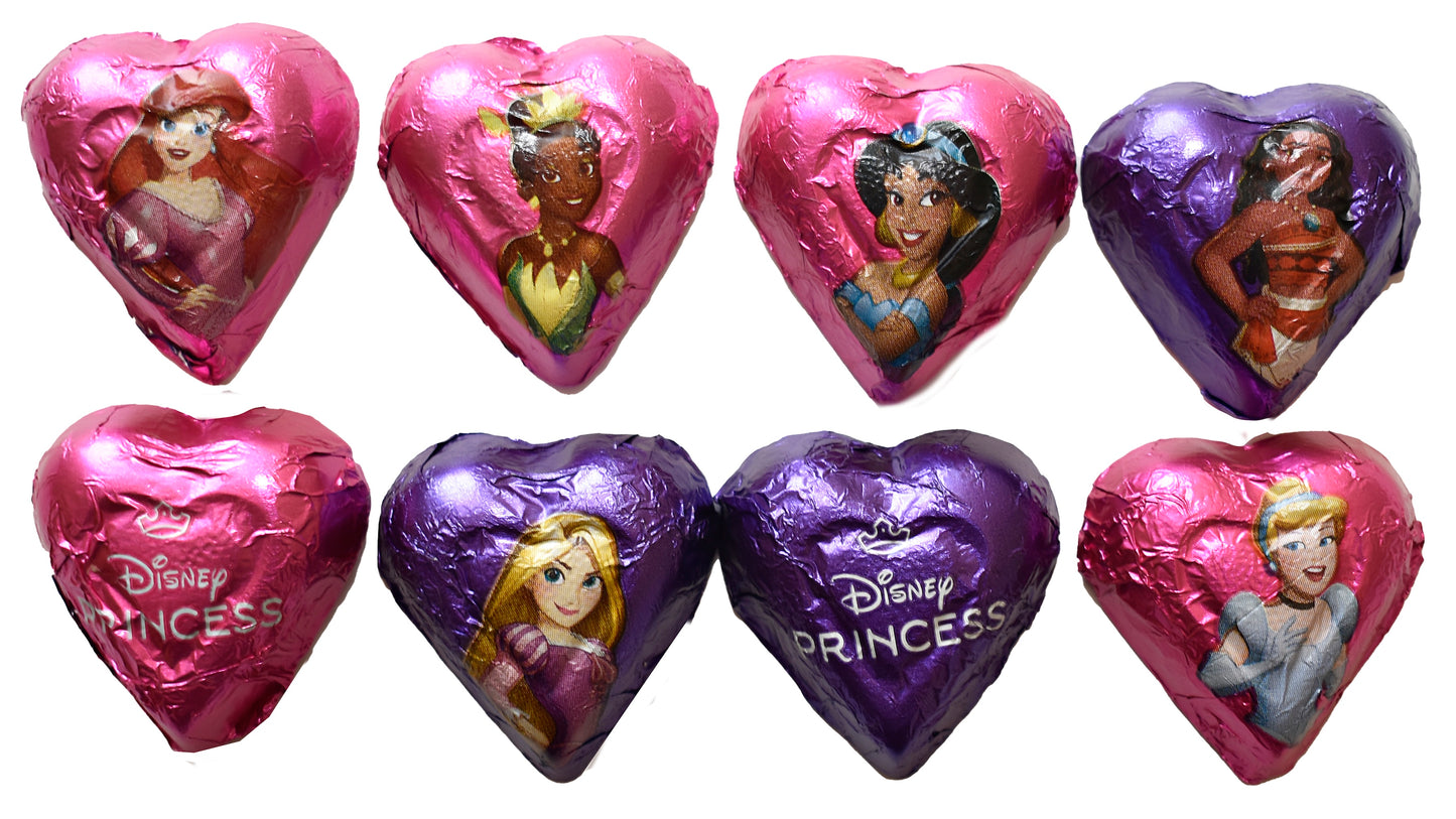 Disney Princess Vday M/C Foil Hearts 5lb Bulk Bag