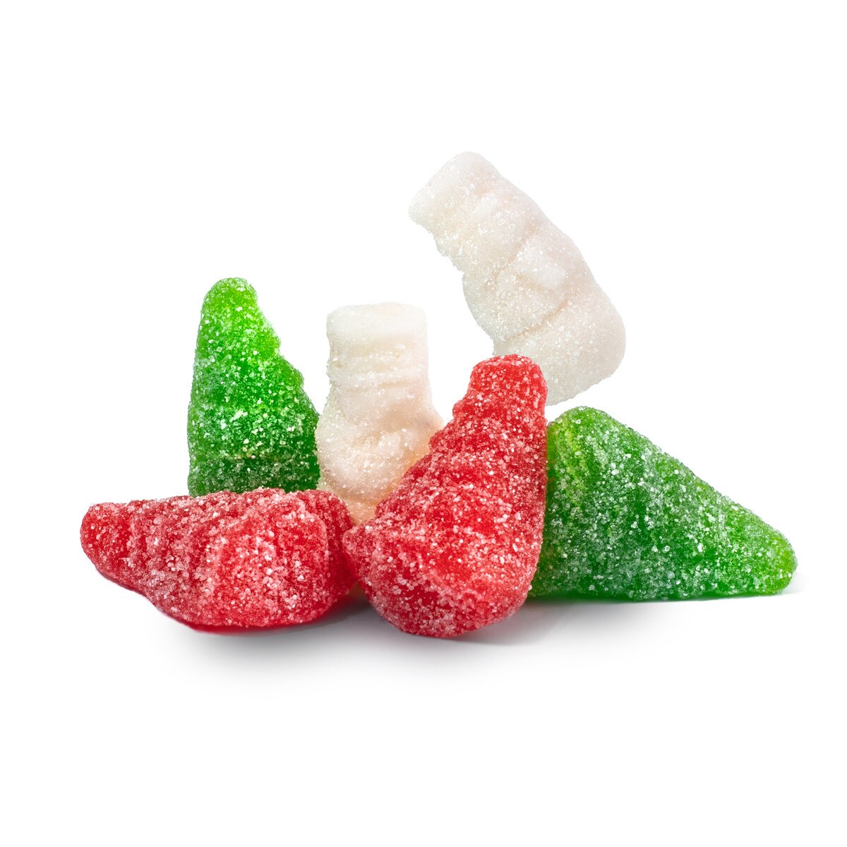 Gummi Snowmen & Trees with Snow, 10oz Tub