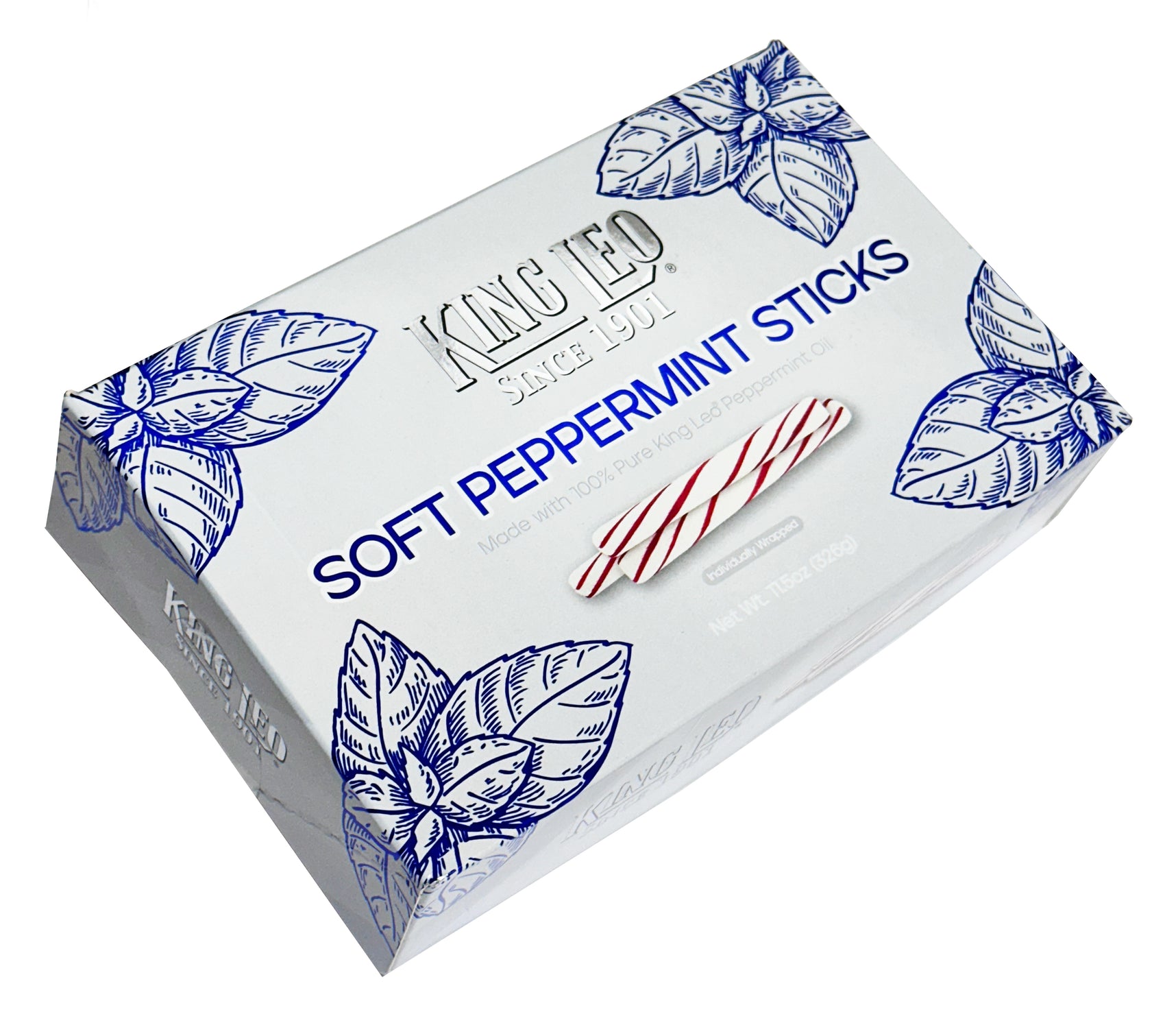 King Leo Stick Soft Peppermint Box, 11.5oz, 12ct