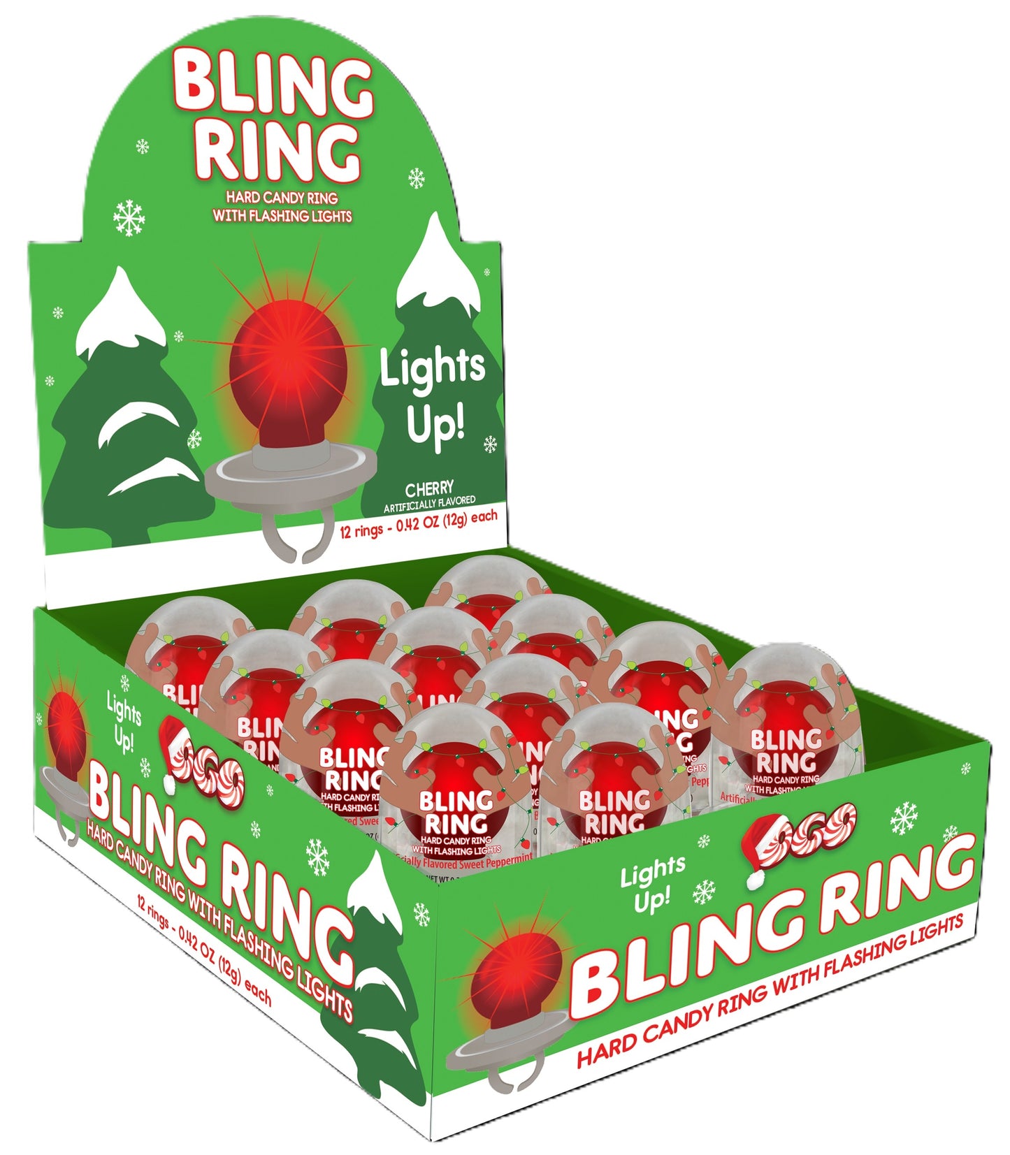 Holiday Bling Rings, 12ct