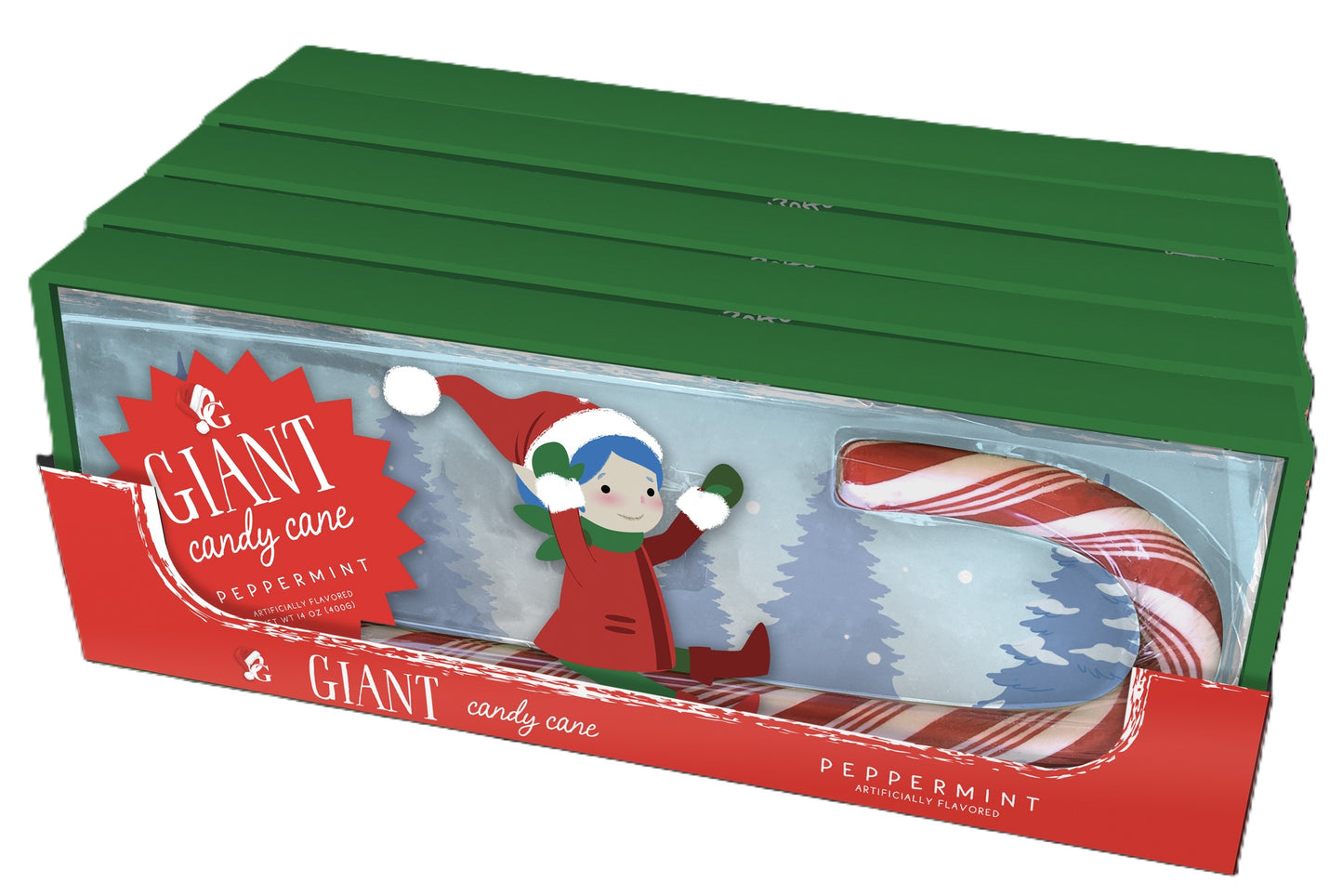 Jumbo Candy Cane, 10oz, 6ct
