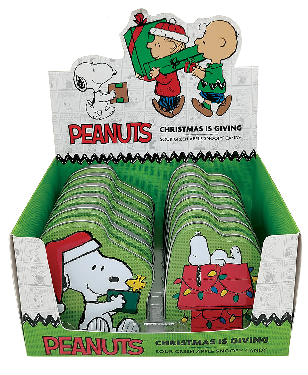 Peanuts Christmas is Giving Tin, 12ct