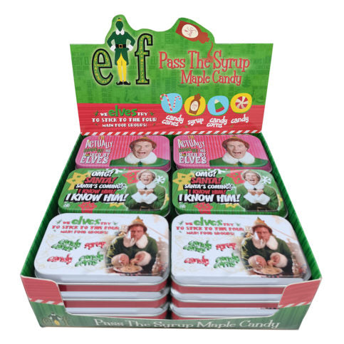 Buddy the Elf Pass the Syrup Tin, 18ct