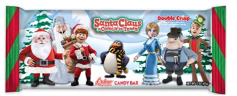 Santa Claus is Comin' to Town Double Crisp Bar, 3oz, 18ct