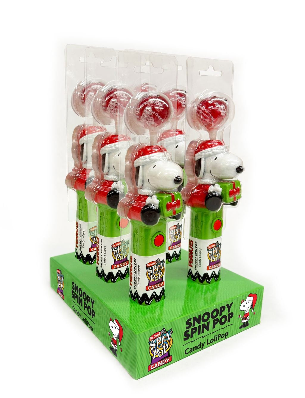 Holiday Snoopy Spin Pop, 6ct