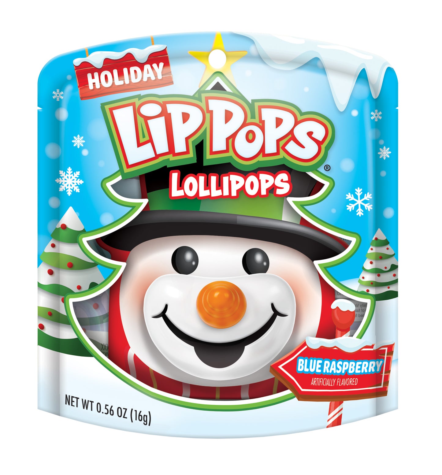 Holiday Lip Pop Lollipop, 12ct