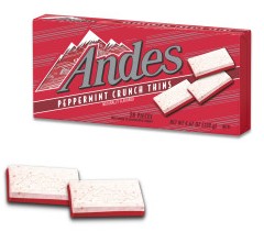 Andes Peppermint Crunch Thins, 4.67oz, 12ct