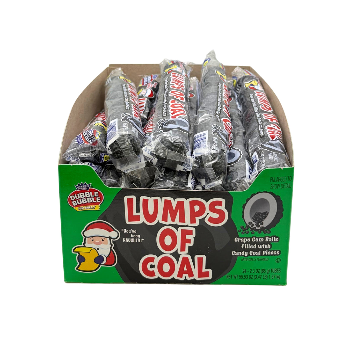 Dubble Bubble Lumps of Coal 8-Ball Tube, 24ct