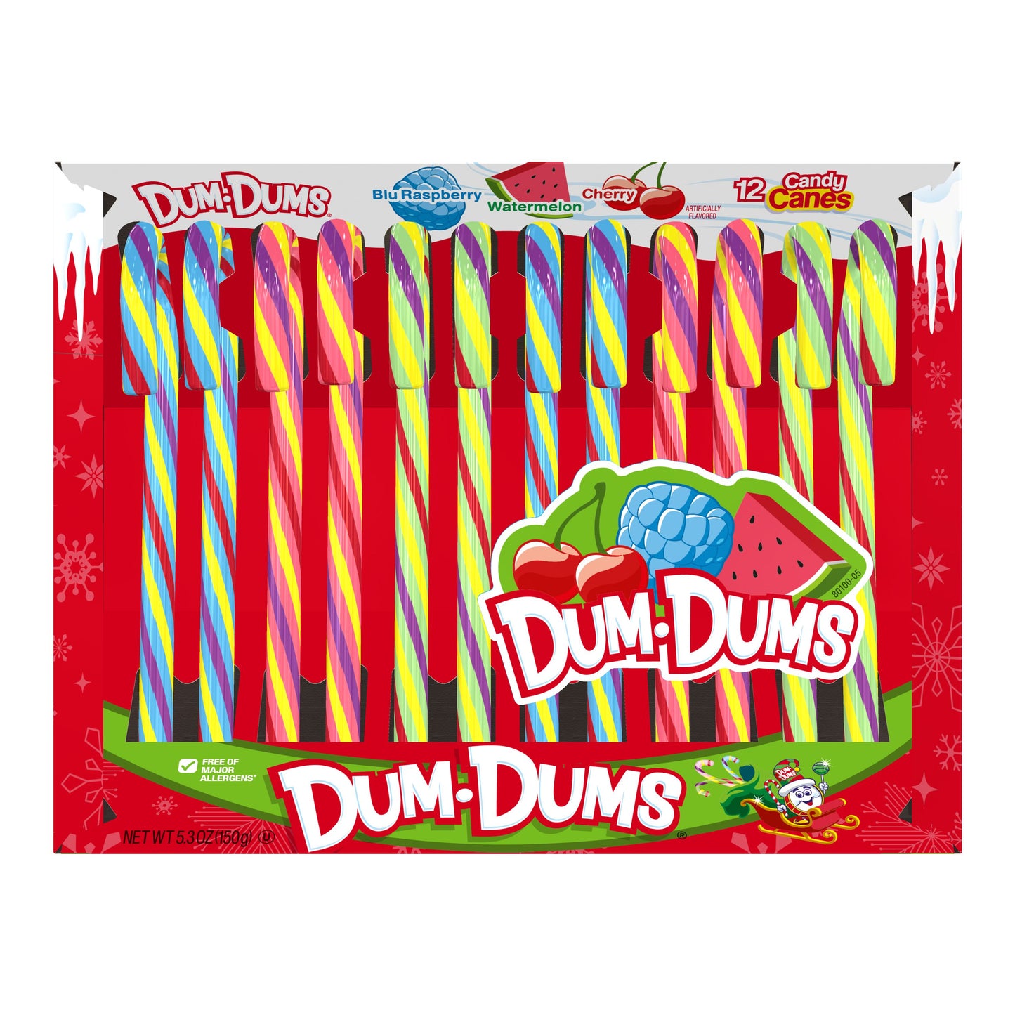 12 pc Dum Dums Candy Cane Cradle, 12ct