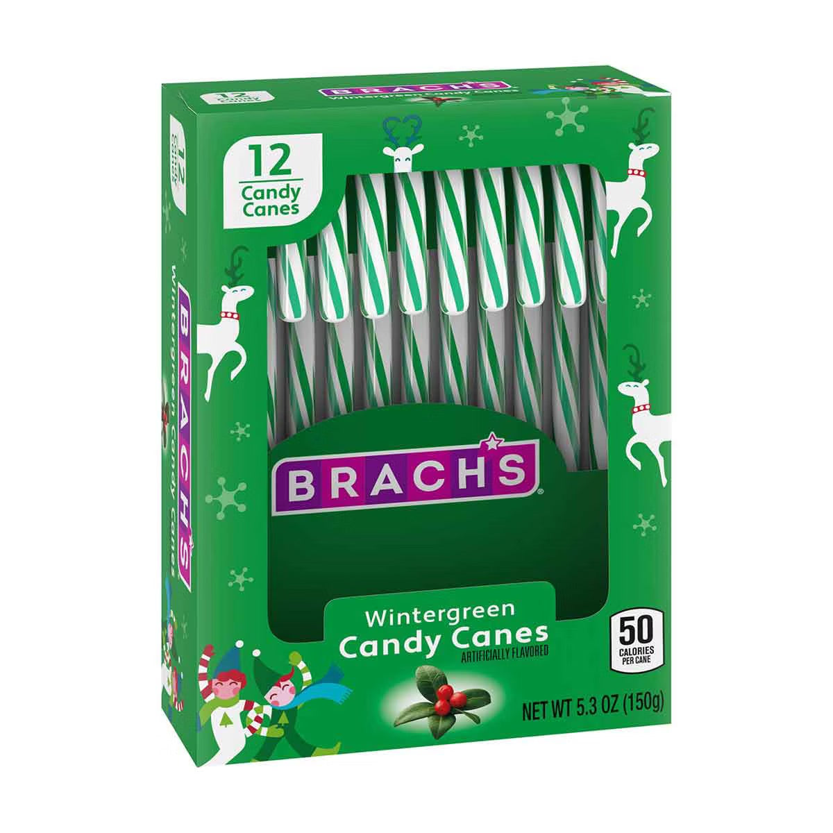 Brach's 12pc Wintergreen Candy Cane Cradle, 12ct