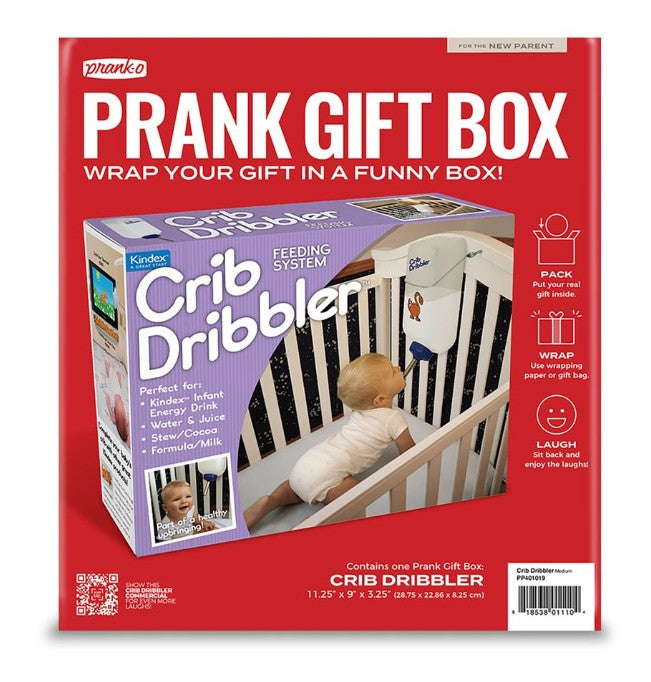 Prank Gift Box - Crib Dribbler 1ct