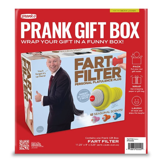 Prank Gift Box - Fart Filter 1ct
