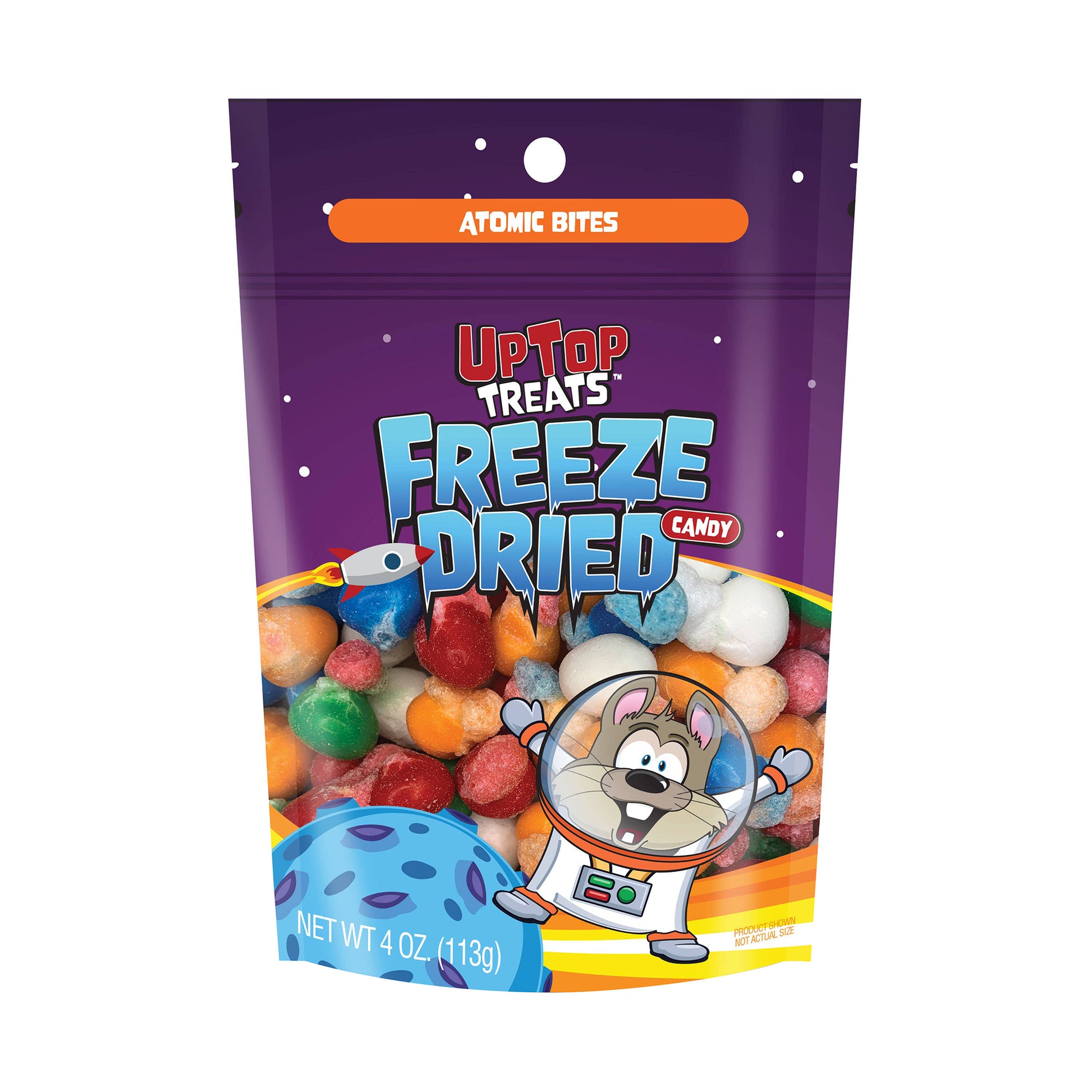 UpTop Freeze Dried Candy, Atomic Bites, 4oz, 12ct Case