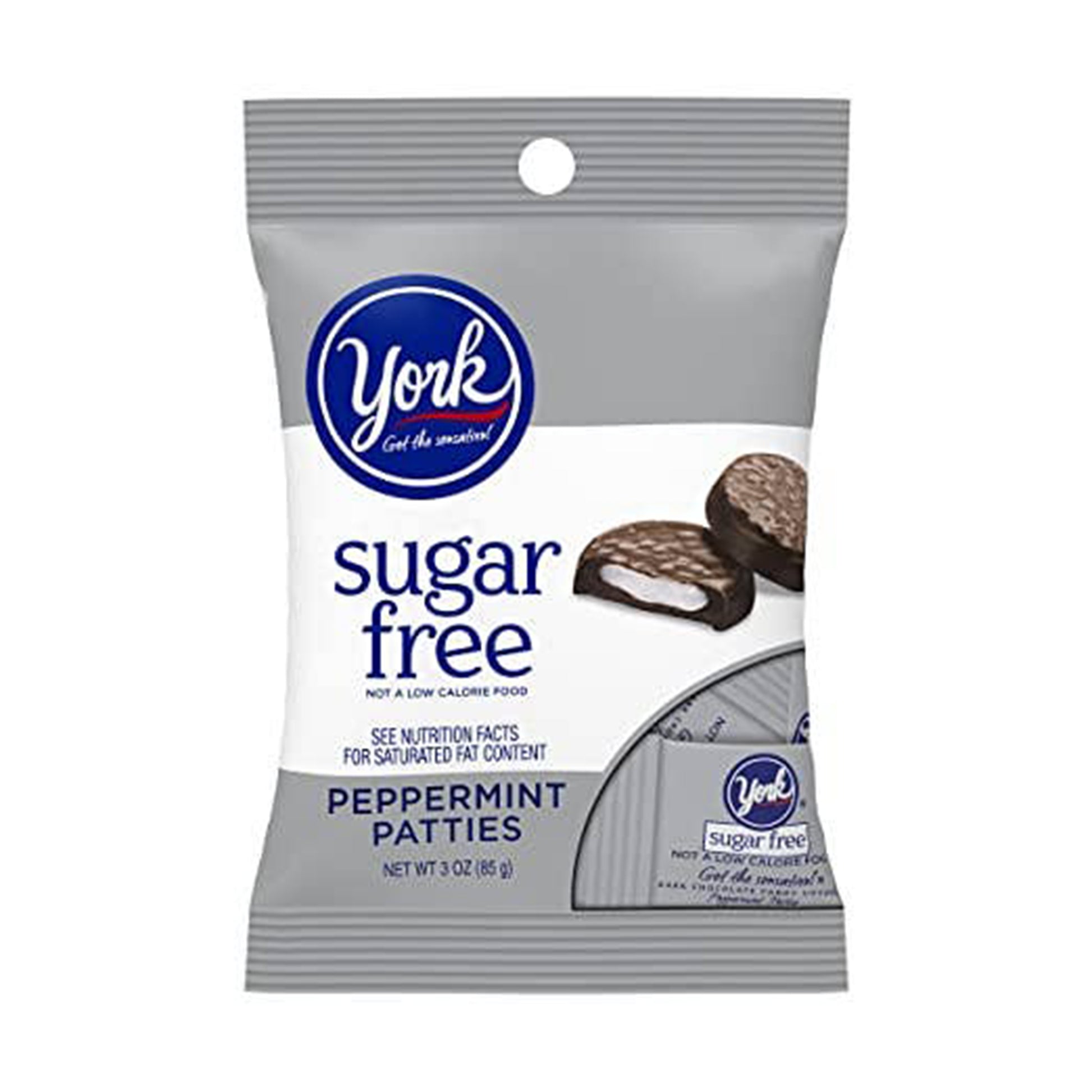 Sugar Free York Peppermint Patties, 3oz, 12ct Case