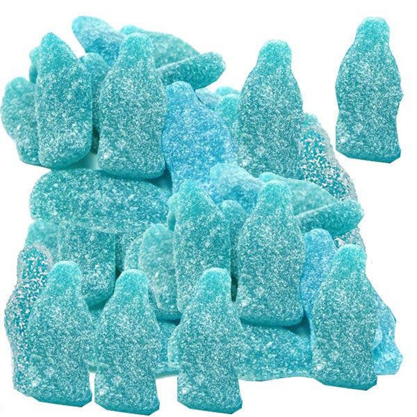 Gustaf's Gummi Sour Blue Raspberry Soda Bottles, 2.2lb Bag