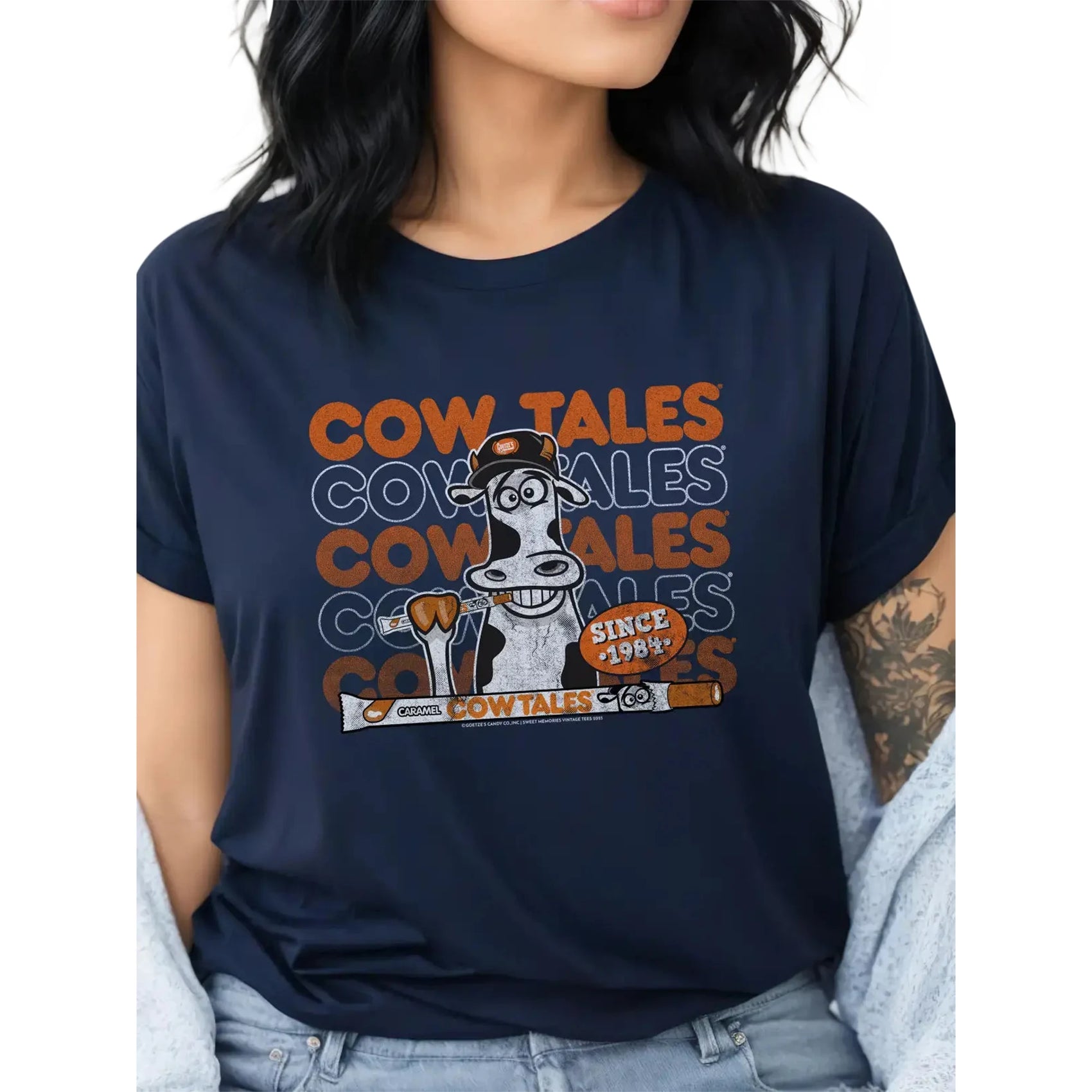 Goetze's Cow Tales Brand Vintage T-Shirt, Tee