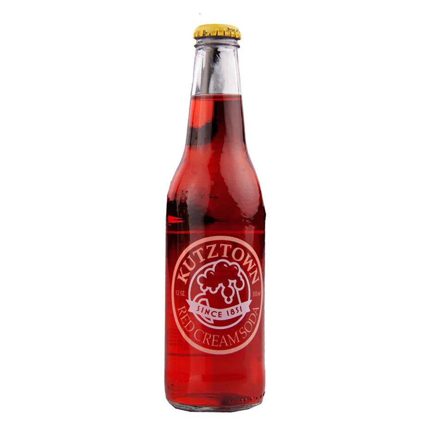 Kutztown Red Cream Soda, 12oz Glass Bottle 12ct