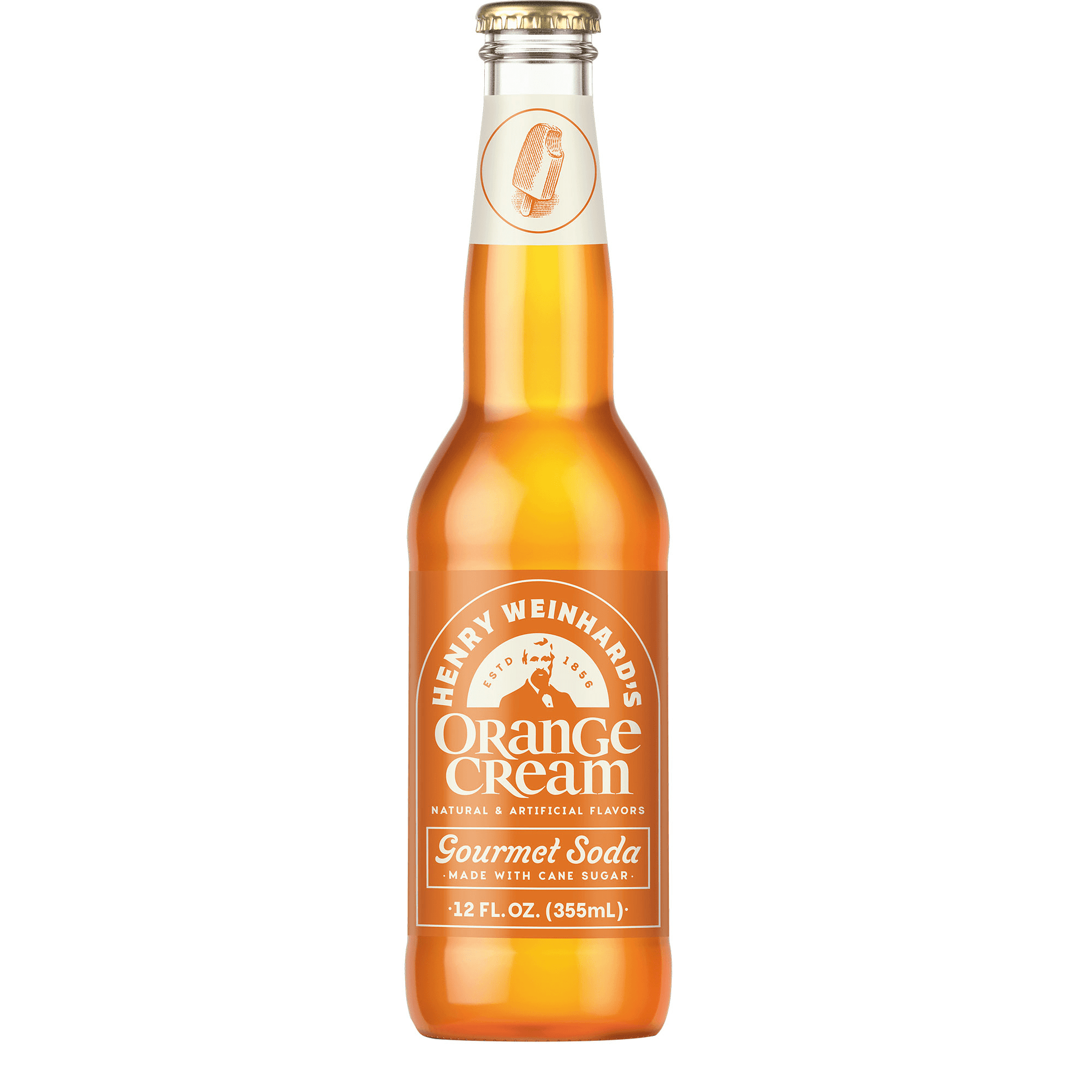 Henry Weinhard Orange Cream, 12oz Glass Bottle 12ct