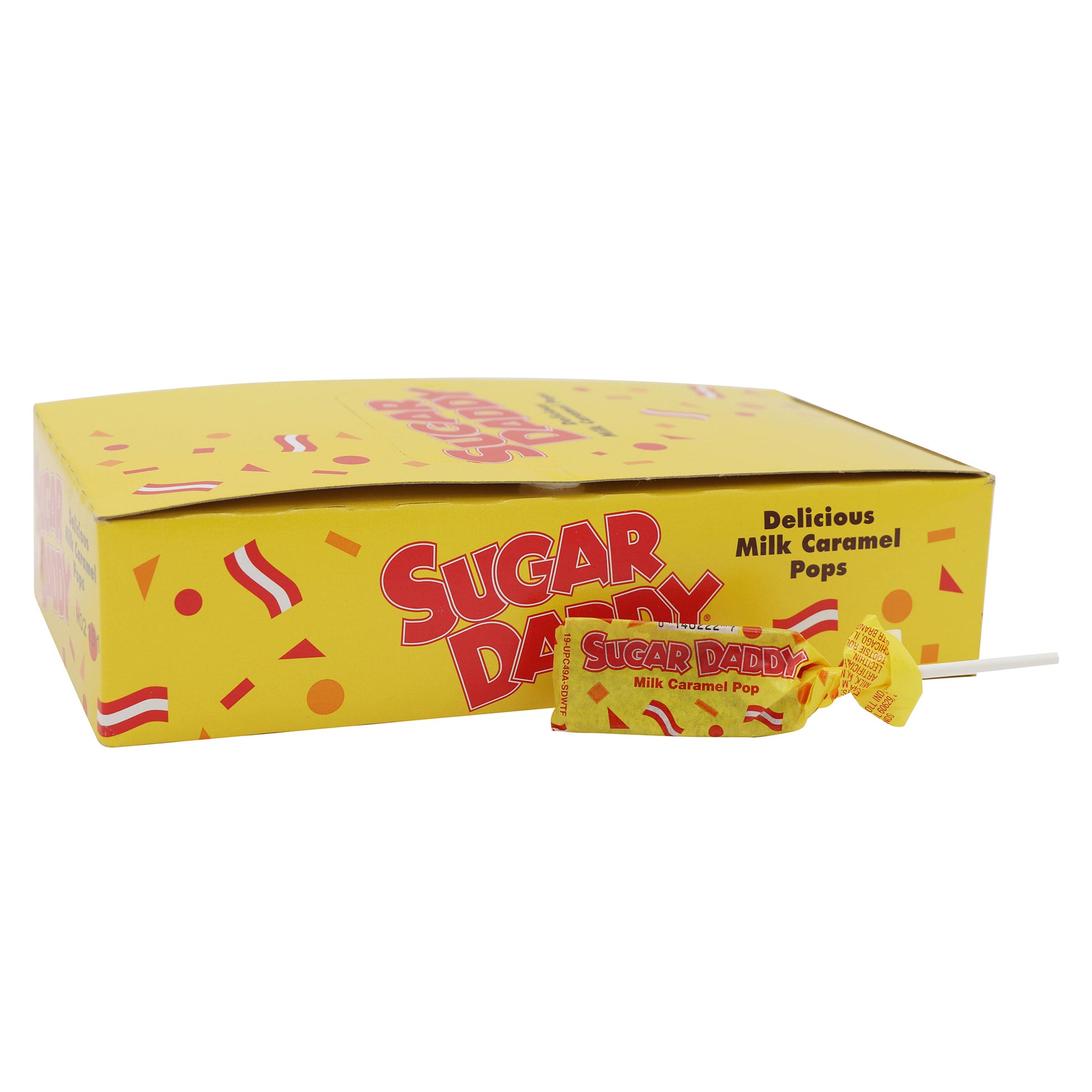 Mini Sugar Daddy Candy Lollipops, 48ct Case