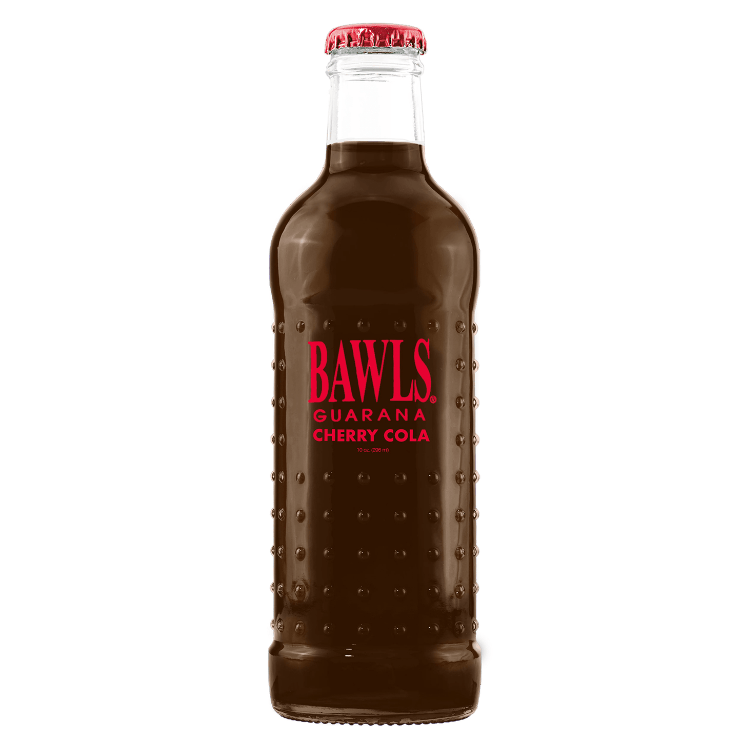 Bawls Soda, Cherry Cola Soda, 10oz Glass Bottle, 12ct
