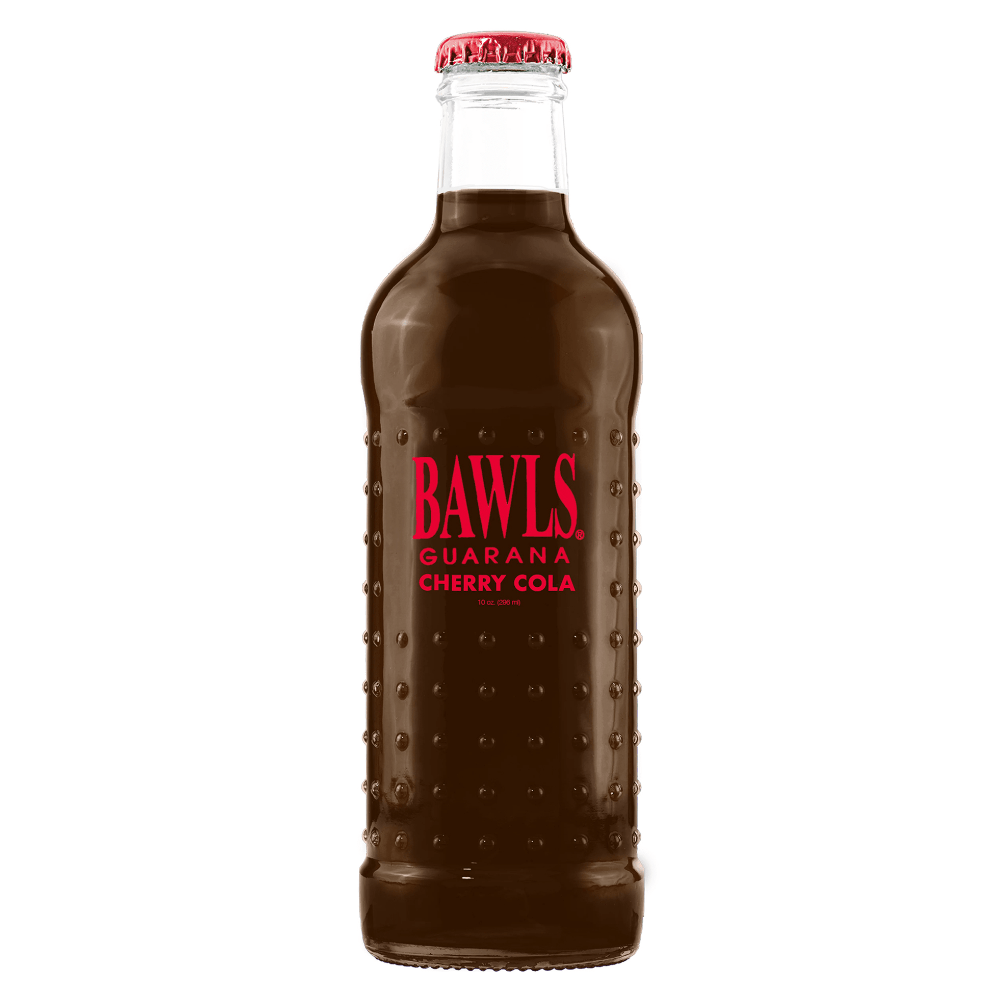 Bawls Soda, Cherry Cola Soda, 10oz Glass Bottle, 12ct