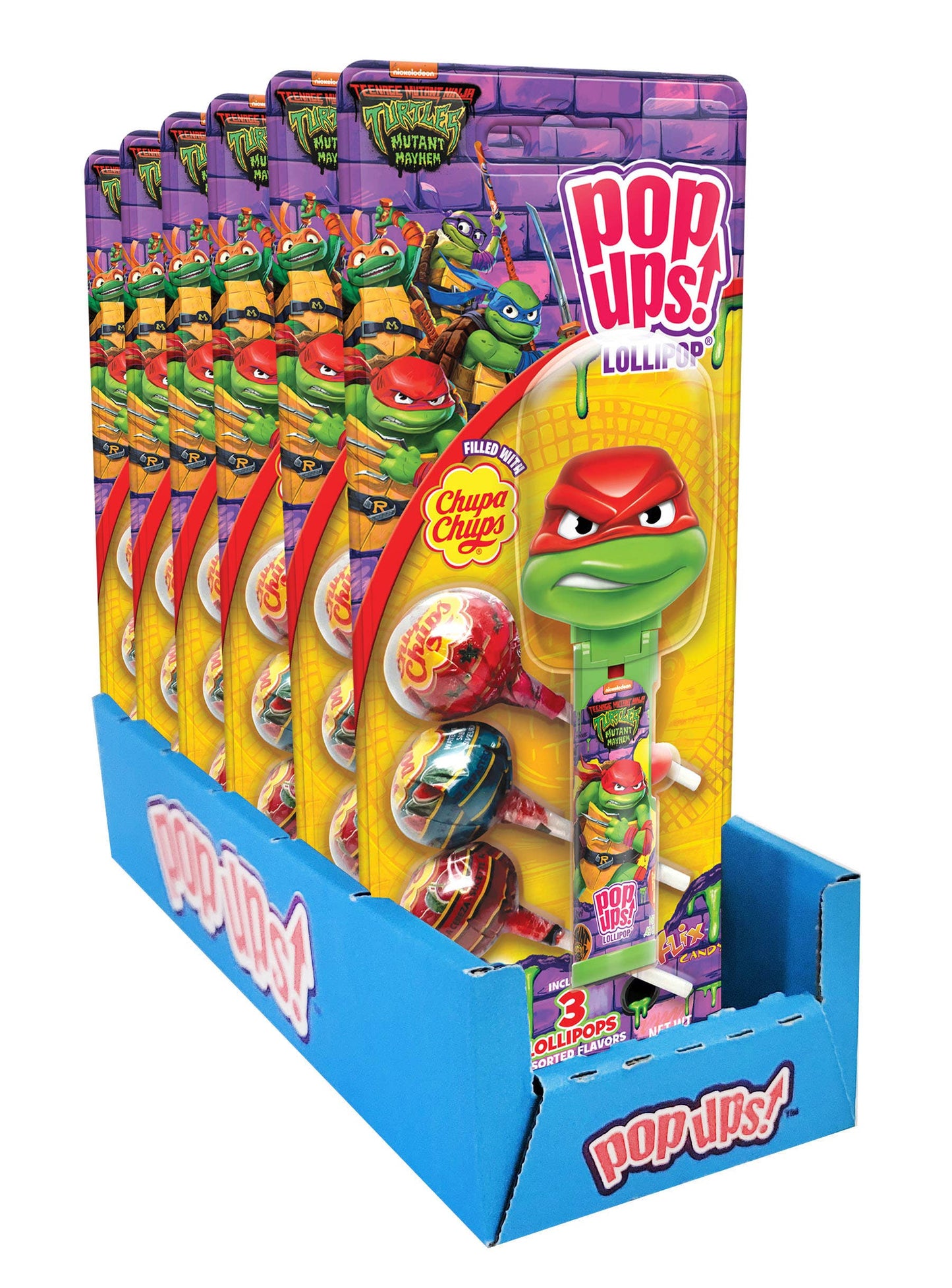 Pop-Ups Lollipop - Teenage Mutant Ninja Turtles 6ct