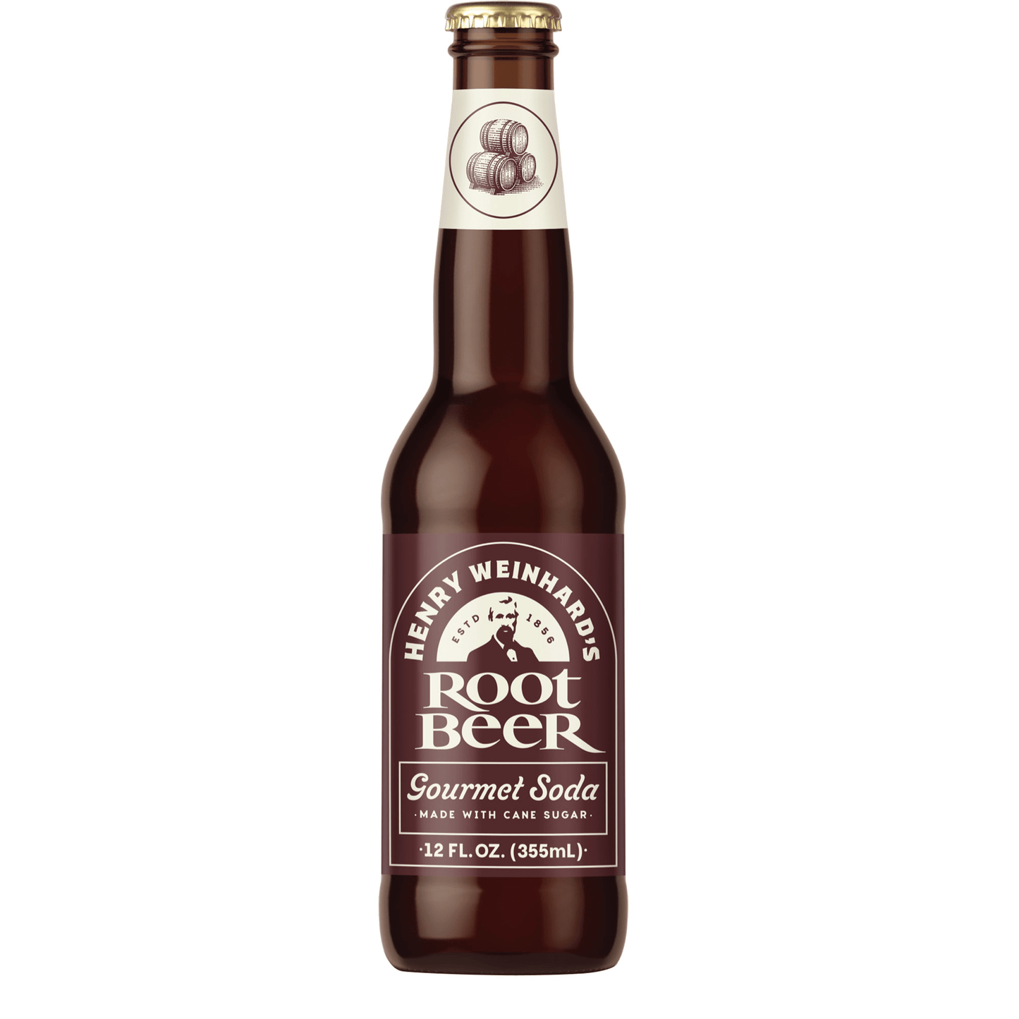 Henry Weinhard Root Beer, 12oz Glass Bottle 12ct