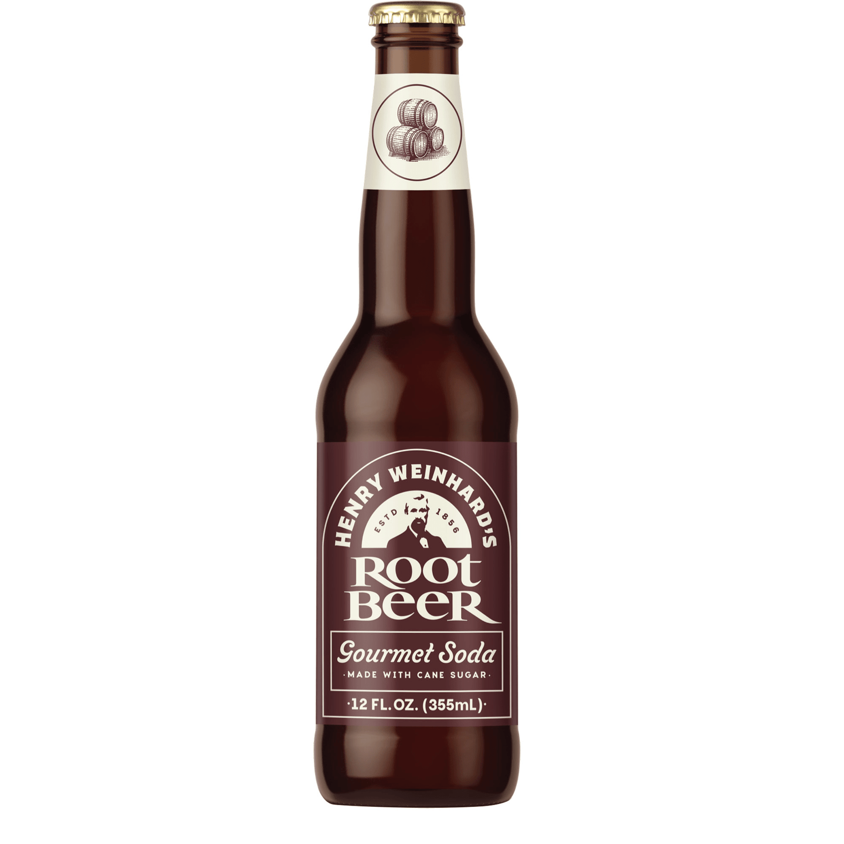 Henry Weinhard Root Beer, 12oz Glass Bottle 12ct