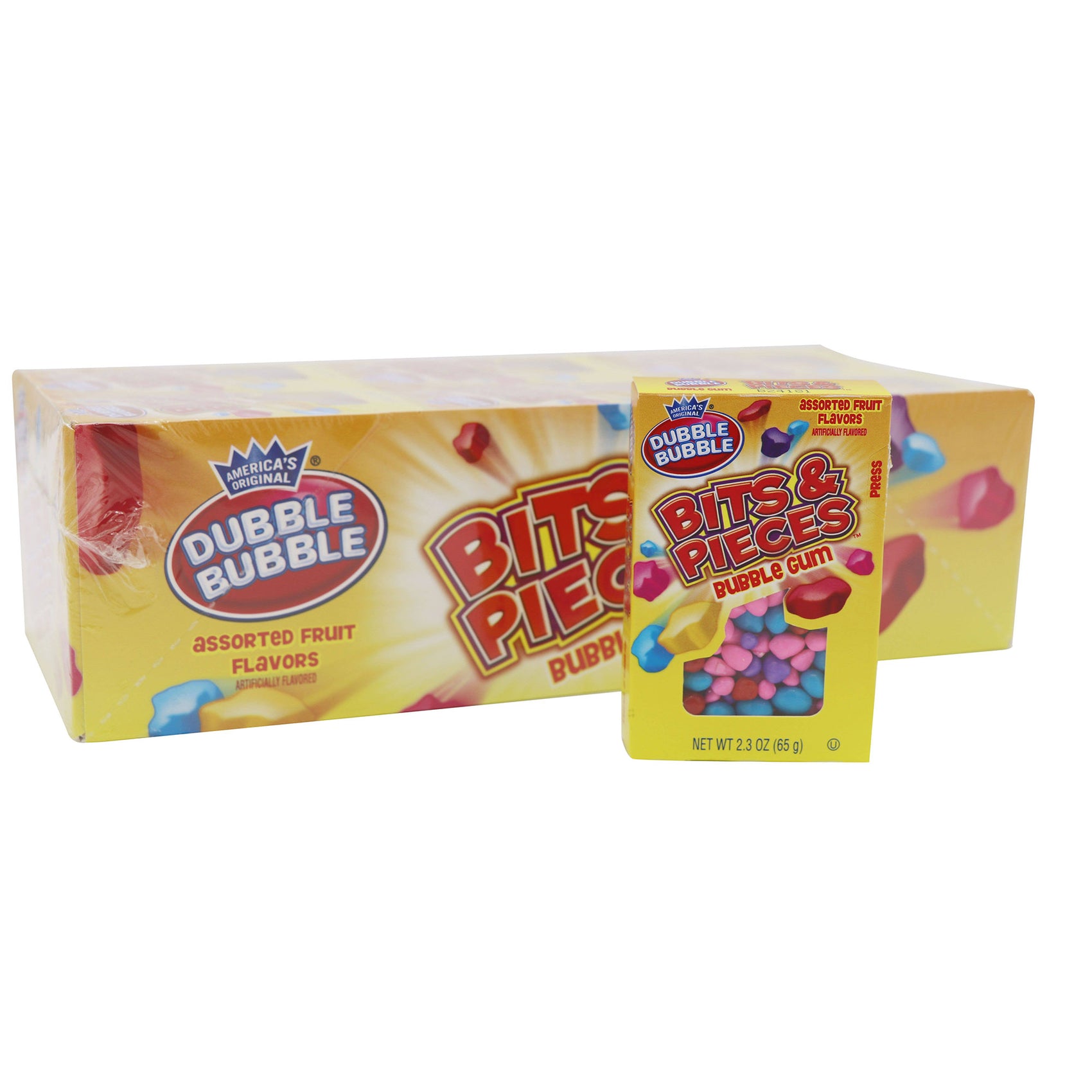 Dubble Bubble Bits & Pieces Bubble Gum, 24ct